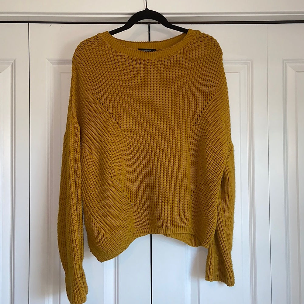 Boohoo Mustard Sweater